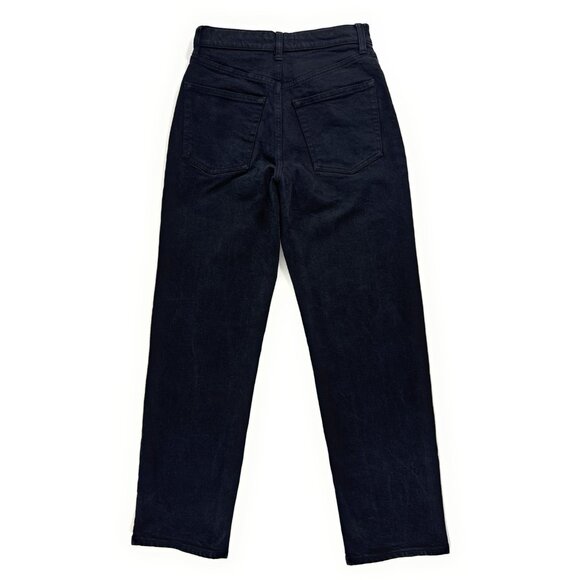 Buck Mason Womens Rider Jeans Sz 25 High Waist Straight Leg 12oz Stretch Twill - Picture 4 of 10